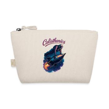 Calisthenics Astronaut Push-ups Rocket Gift - Organic Pouch - nature - Front