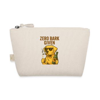 Labrador Lifestyle – Party Hard, Bark Harder - Bio-Täschchen - Natur - Vorne