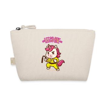 LEECORNE - Kawaii Einhorn Humor - Bio-Täschchen - Natur - Vorne