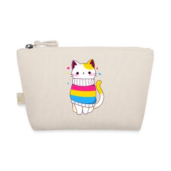 Pansexual Cat LGBTQ+ Pride CSD Queer Pride - Organic Pouch - nature - Front
