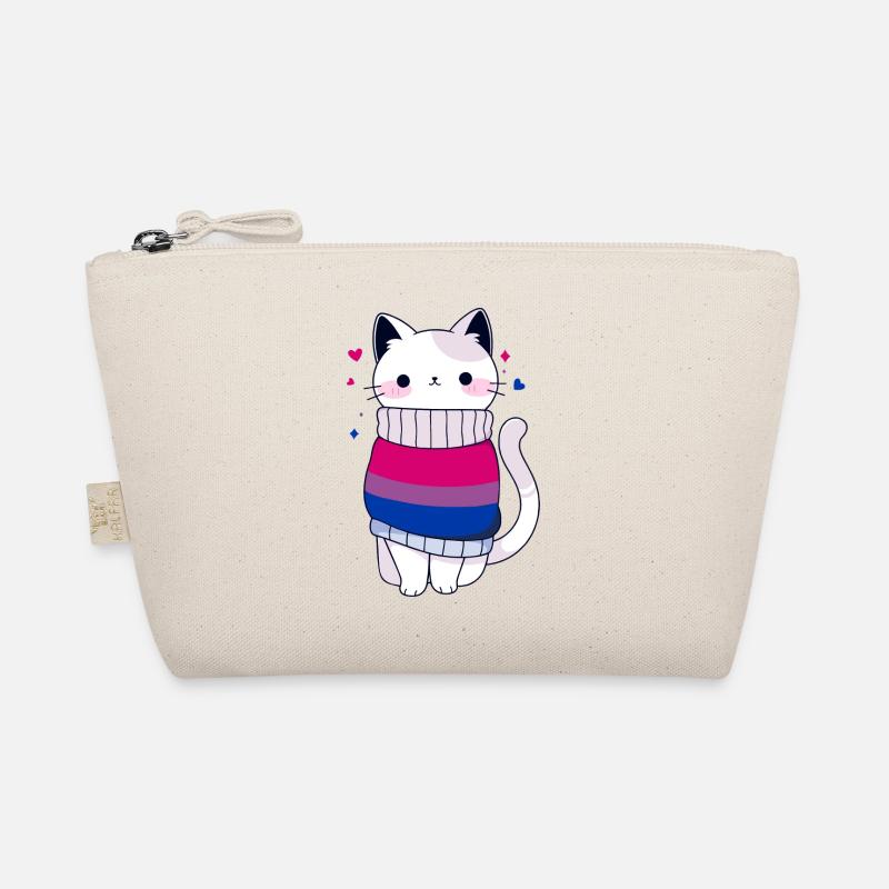 Bisexual Cat Bi Queer LGBTQ CSD Pride Month Organic Pouch