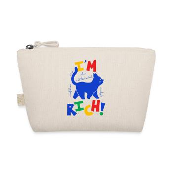 Reiche katze - Bio-Täschchen - Natur - Vorne