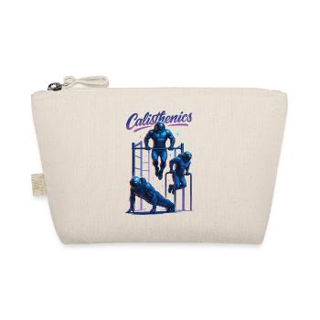Calisthenics Astronaut Dips Push-ups Gift - Organic Pouch - nature - Front