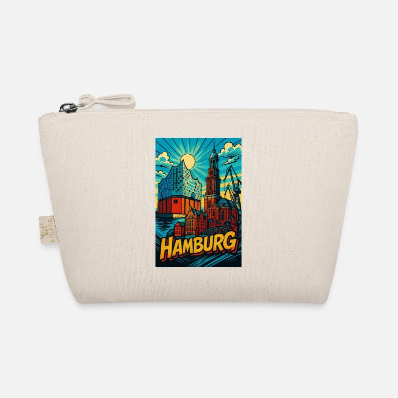 Hamburg Landmark Organic Pouch