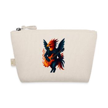 WPAP Style Animals - Phoenix Guitarist - Organic Pouch - nature - Front