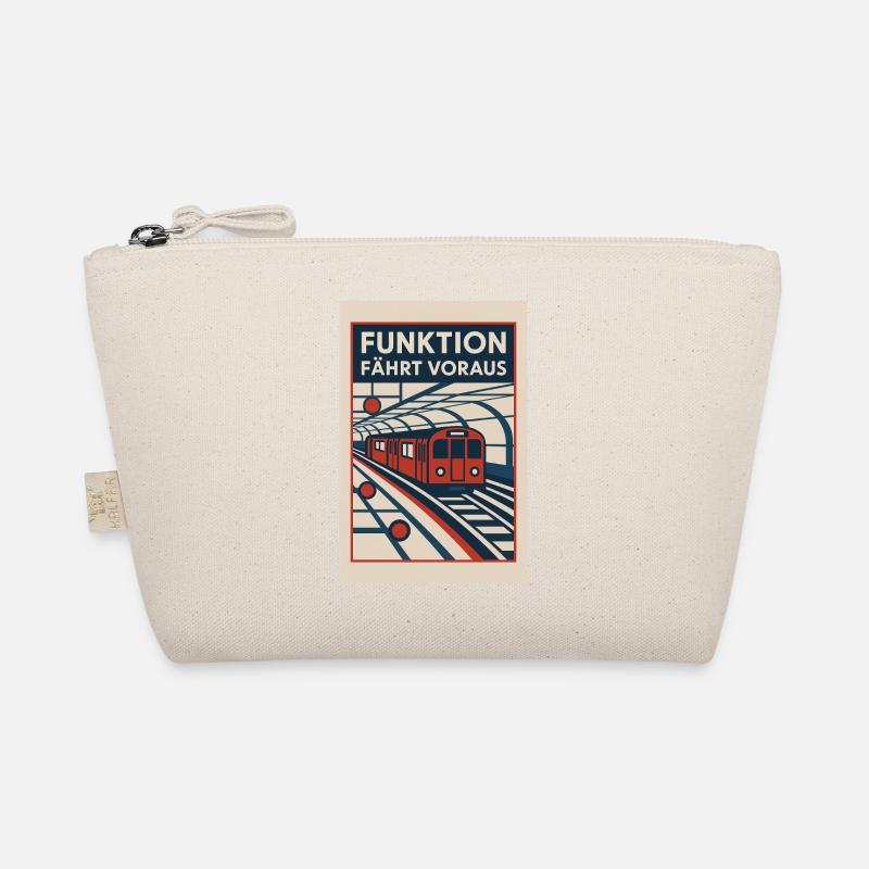Subway Bauhaus 1930s Function Goes Ahead Retro Organic Pouch