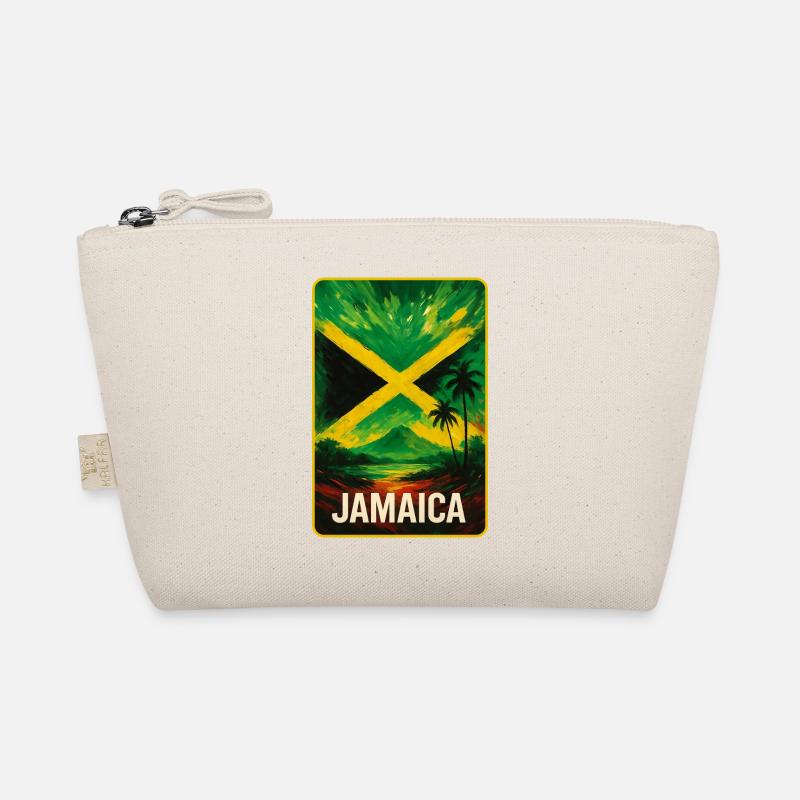 Jamaika Landschaft Design - Bio-Täschchen - Natur
