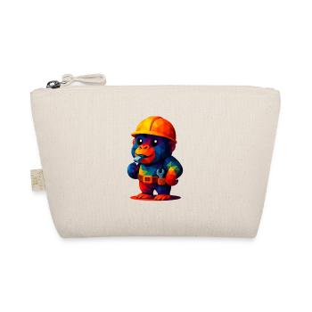 WPAP Polygon Kawaii Animals Baby Gorilla Artisan - Organic Pouch - nature - Front