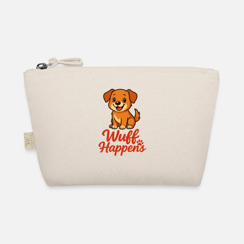 Wuff Happens...mega cutes Hundedesign Bio-Täschchen