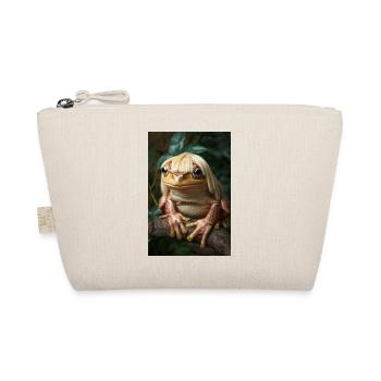 Fabulous Frog Princess - Organic Pouch - nature - Front