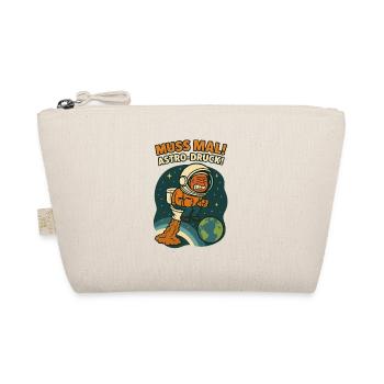 WC Muss Mal Astro Druck - Organic Pouch - nature - Front