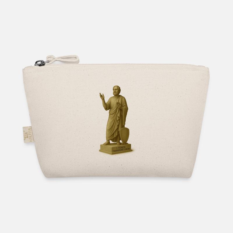 Teaching philosopher with smartphone Organic Pouch