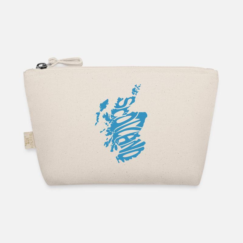 Scotland Map Graphic Organic Pouch