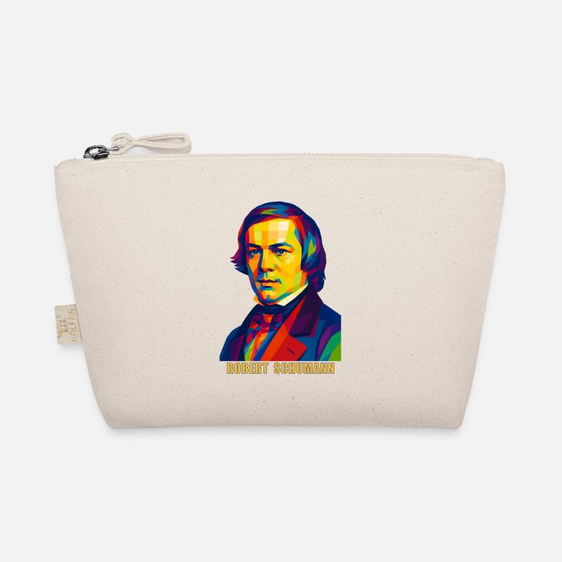 WPAP Polygon Portrait Robert Schumann Compositeur Trousse biologique
