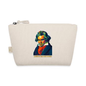 WPAP Polygon Portrait Ludwig van Beethoven - Trousse biologique - nature - Devant