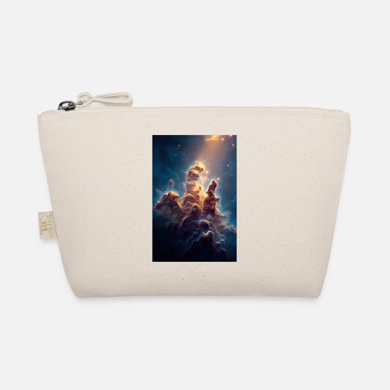Heavenly Light Over Nebula Peaks Organic Pouch