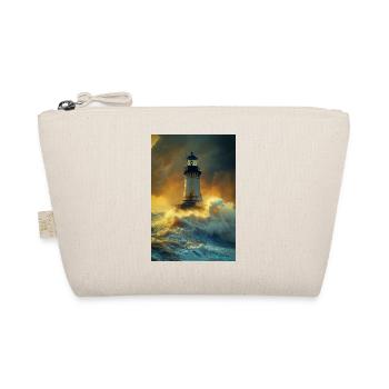Lighthouse in the Storm - Organic Pouch - nature - Front