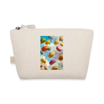 Bunte Macarons am Himmel - Bio-Täschchen - Natur - Vorne