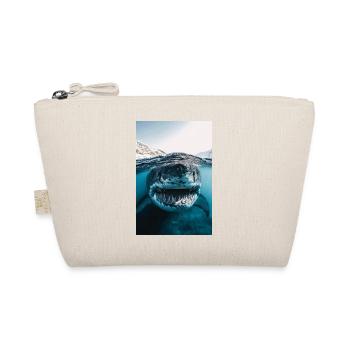 Mega Shark Nahbegegnung - Bio-Täschchen - Natur - Vorne