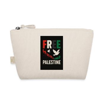 Peace for Palestine Eco-conscious design - Organic Pouch - nature - Front
