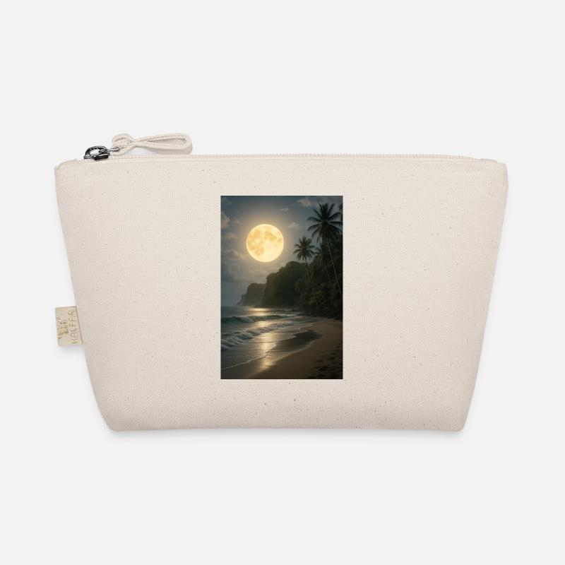 Clair de lune sur la plage tropicale Trousse biologique