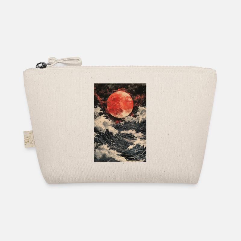 Lune rouge sur une mer orageuse Trousse biologique