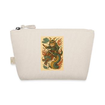 Ghost of a Warrior in Dragon Battle - Organic Pouch - nature - Front