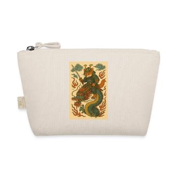Fox Warriors and Dragons in Battle Form - Organic Pouch - nature - Front