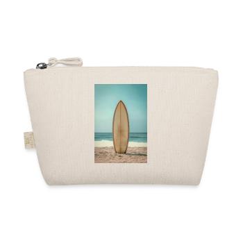 Schwarz-Weiß-Surf-Explosion - Bio-Täschchen - Natur - Vorne