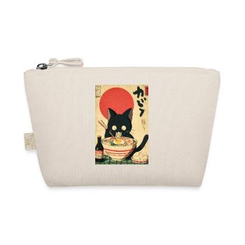 Ramen Cat Retro Poster - Organic Pouch - nature - Front
