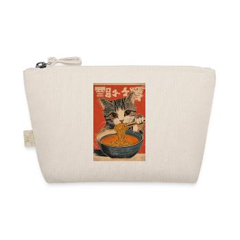 Tabby Cat Loves Ramen - Organic Pouch - nature - Front