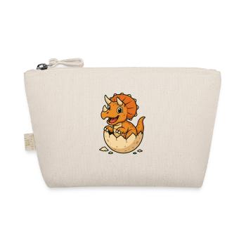Baby Triceratop - Bio-Täschchen - Natur - Vorne