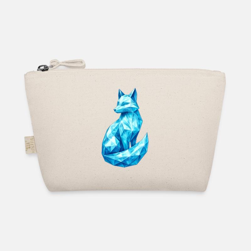 Diamant-Fuchs – Tierdesign in Edelstein-Optik - Bio-Täschchen - Natur