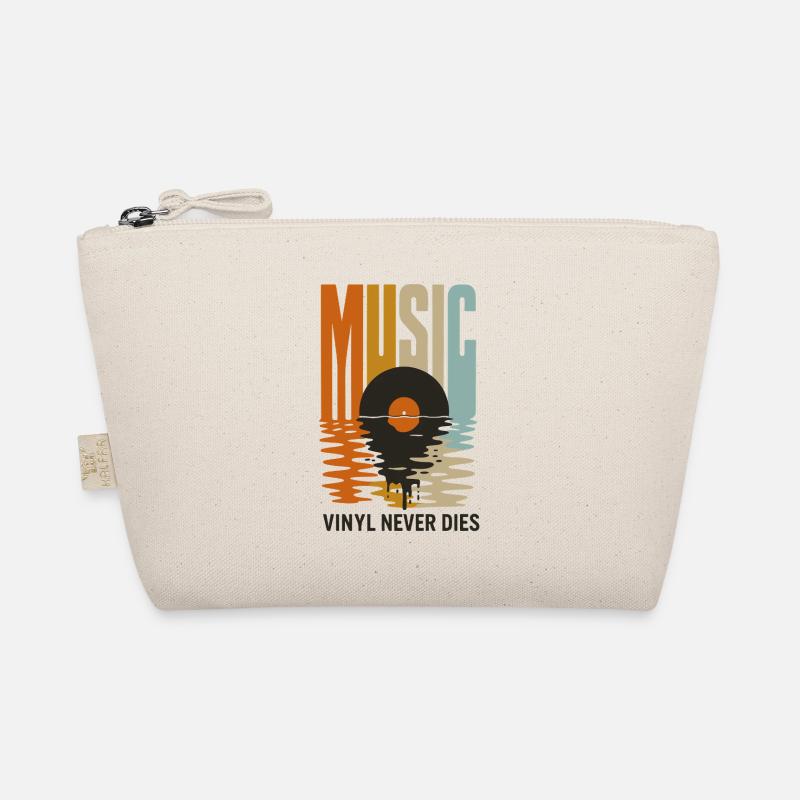 vinyl never dies music schallplatte retro Bio-Täschchen
