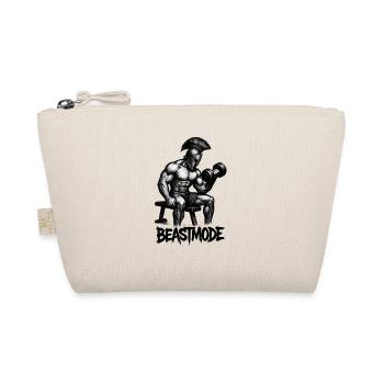 Strong gladiator in the shadows - Organic Pouch - nature - Front