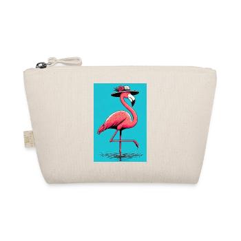 Flamingo - Bio-Täschchen - Natur - Vorne