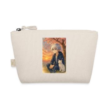 "Sakura Farewell – The Boy with the Heavenly Eyes" - Organic Pouch - nature - Front