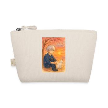 "Sakura Night – Mount Fuji under the stars" - Organic Pouch - nature - Front