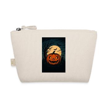 Haunted Pumpkin Night - Spooky Halloween Artwork - Organic Pouch - nature - Front