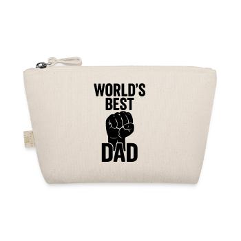 World's Best Dad T-Shirt - Organic Pouch - nature - Front