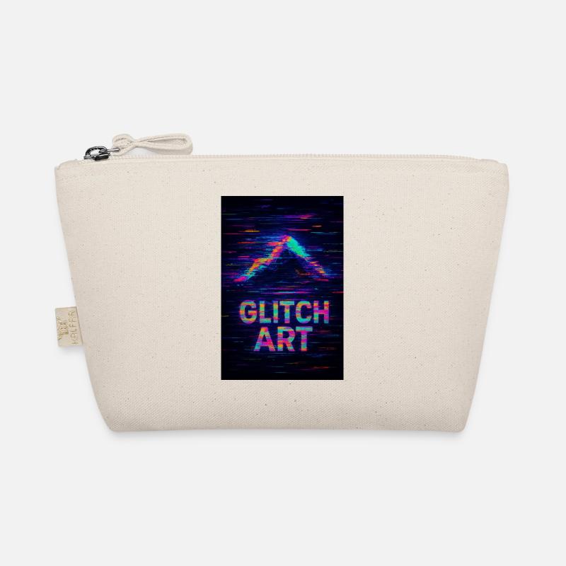 Glitch Art Bio-Täschchen