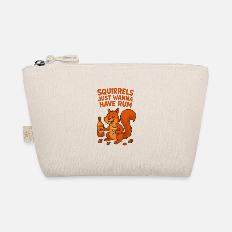 Squirrel with Rum and Humor Organic Pouch