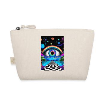 Psychedelische Reise ins All - Bio-Täschchen - Natur - Vorne