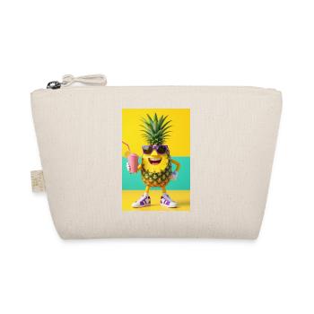 Ananas Jazzy avec Lunettes et Smoothie - Trousse biologique - nature - Devant