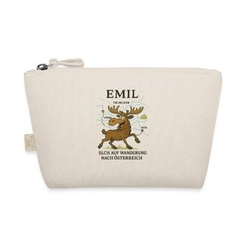 Emil on a hiking tour - Organic Pouch - nature - Front