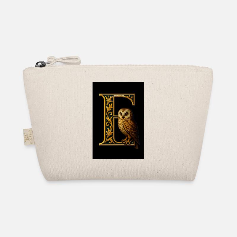 E - Magic Ornament with Owl Organic Pouch