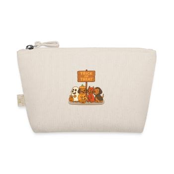 chiens en costume d’Halloween Trick or Treat signe - Trousse biologique - nature - Devant