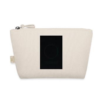 Techno in neon light - Organic Pouch - nature - Front