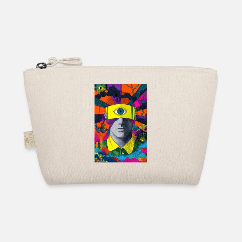 Visage visionnaire avec œil hypnotique Trousse biologique