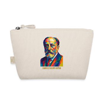 Kubistische Porträt von Camille Saint-Saëns - Bio-Täschchen - Natur - Vorne